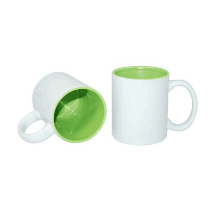 Handle & Inner Light Green Color Mug